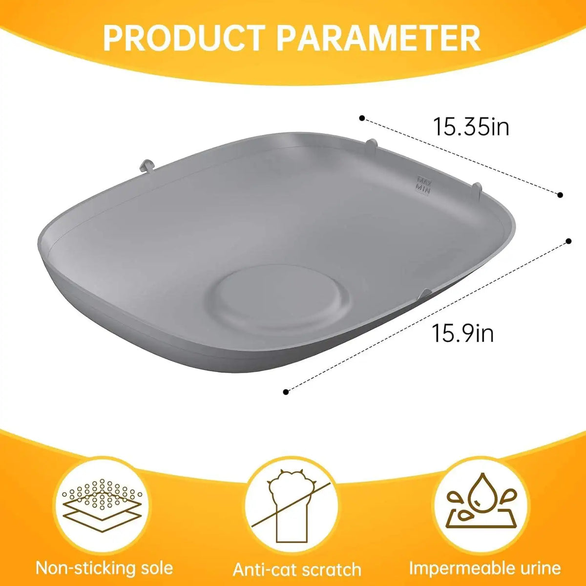 Tonepie Silicone Cat Litter Pad Replacement Part 65l