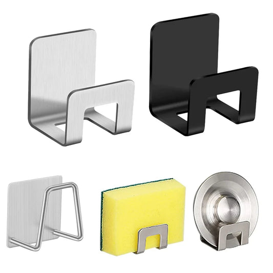 Sink Sponge Holder Self Adhesive Drain Drying Rack