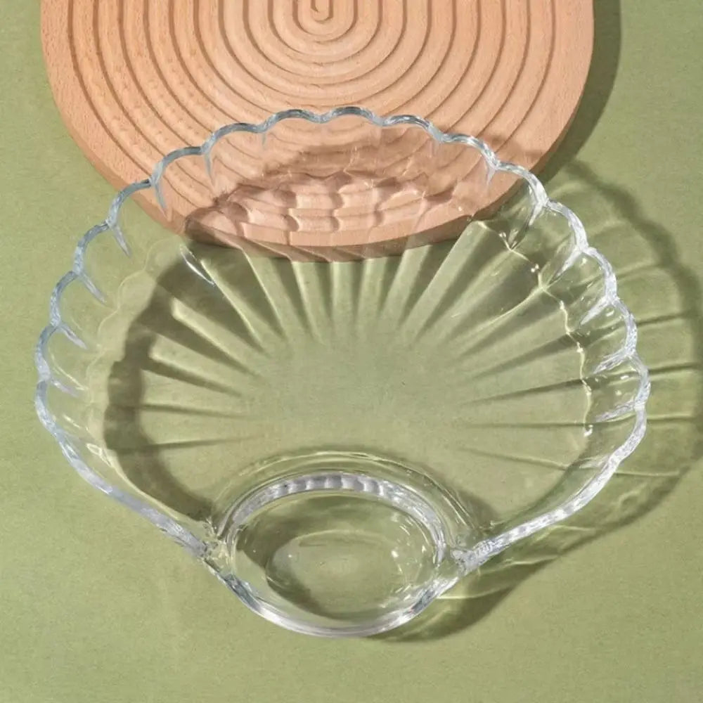 Transparent Shell Dish Vinegar Discs Creative Dumpling Plate