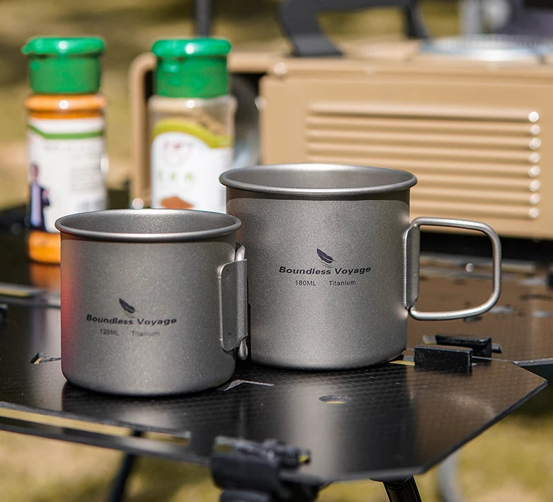 Boundless Voyage 5l Titanium Kettle Camping Coffee 500ml