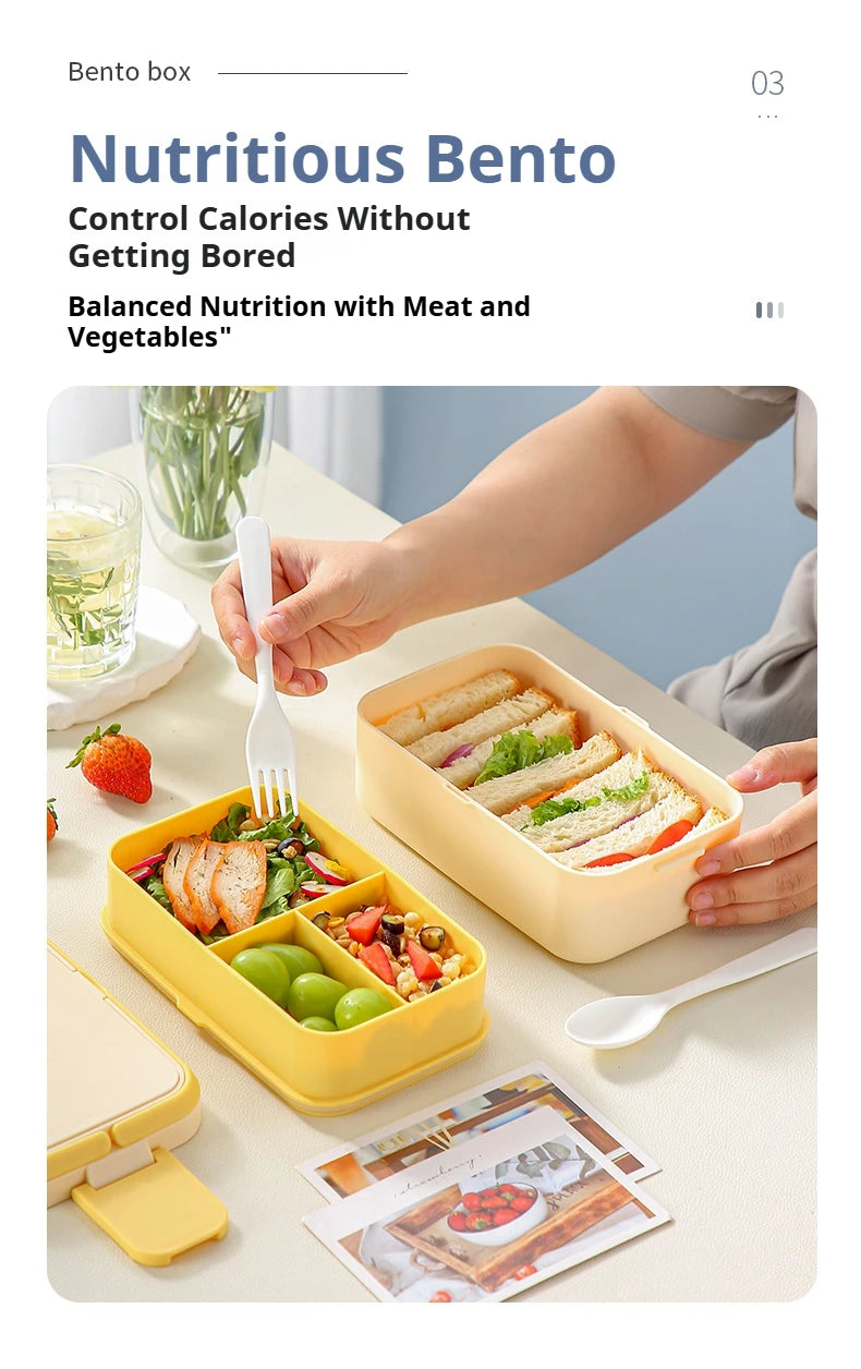 Magic Bento Box Double Layer Lunch Box Meal