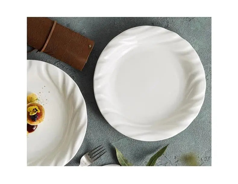 Ceramic Dinner Plate Irregular Shallow Dessert Snack Pasta