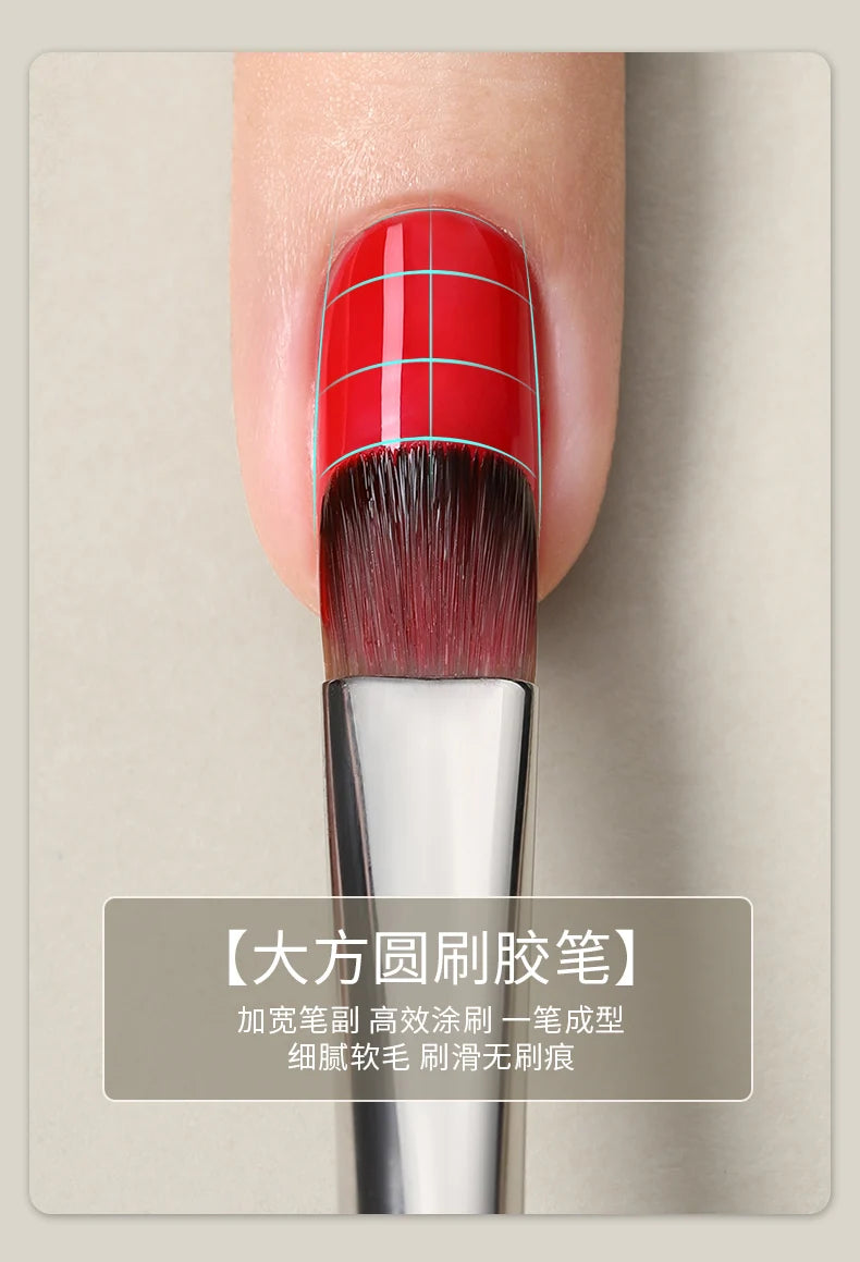 Mr Nail Professional Nail Art Brush Large Square