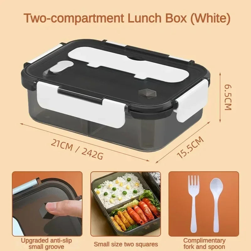 Compartment 1500ml Lunch Box Kids Students Office Bento