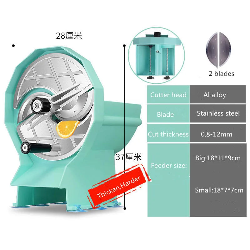 Lemon Slicer Potato Slicer Commercial Multi-Functional Slicing