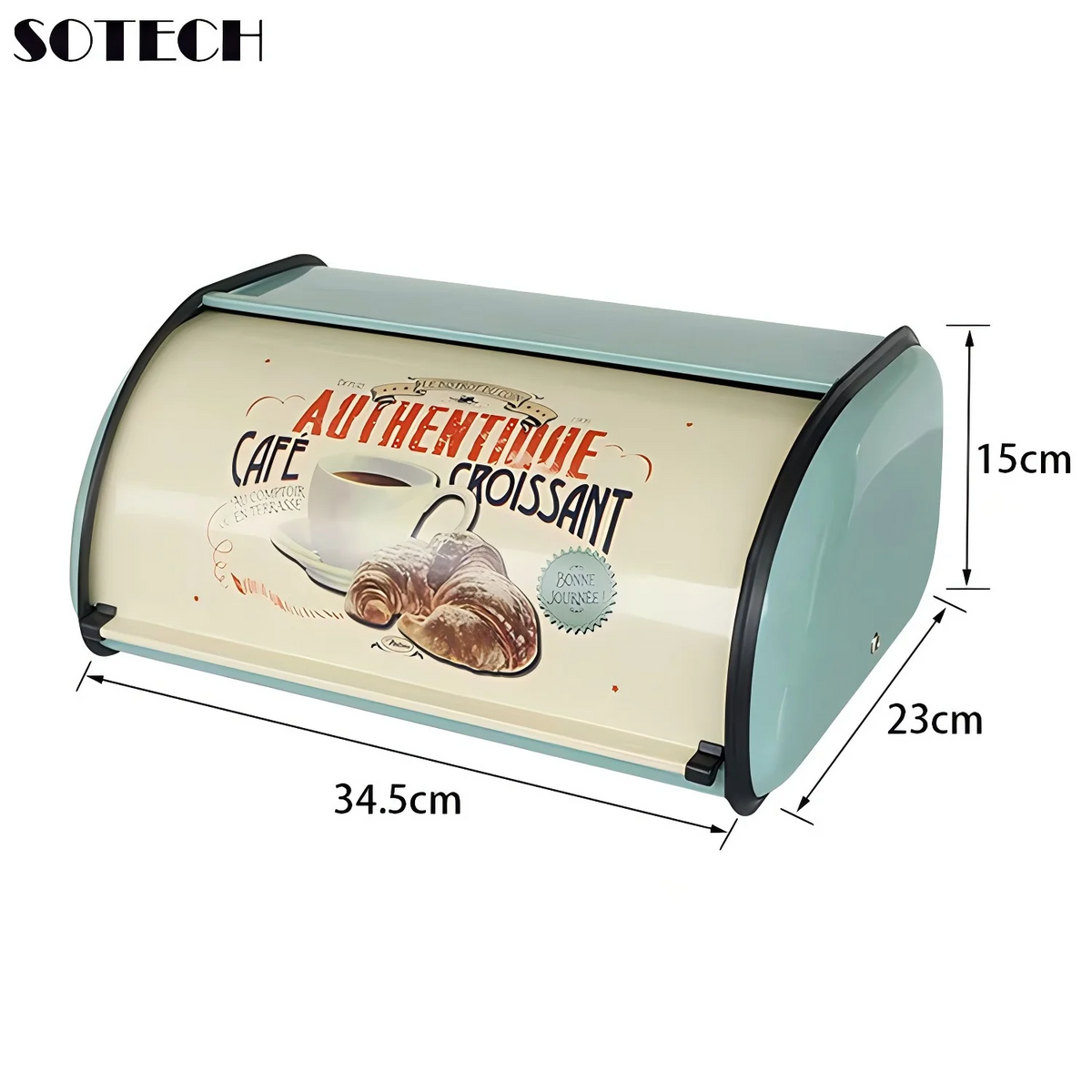Metal Bread Box Black Bread Bin Bread Storage