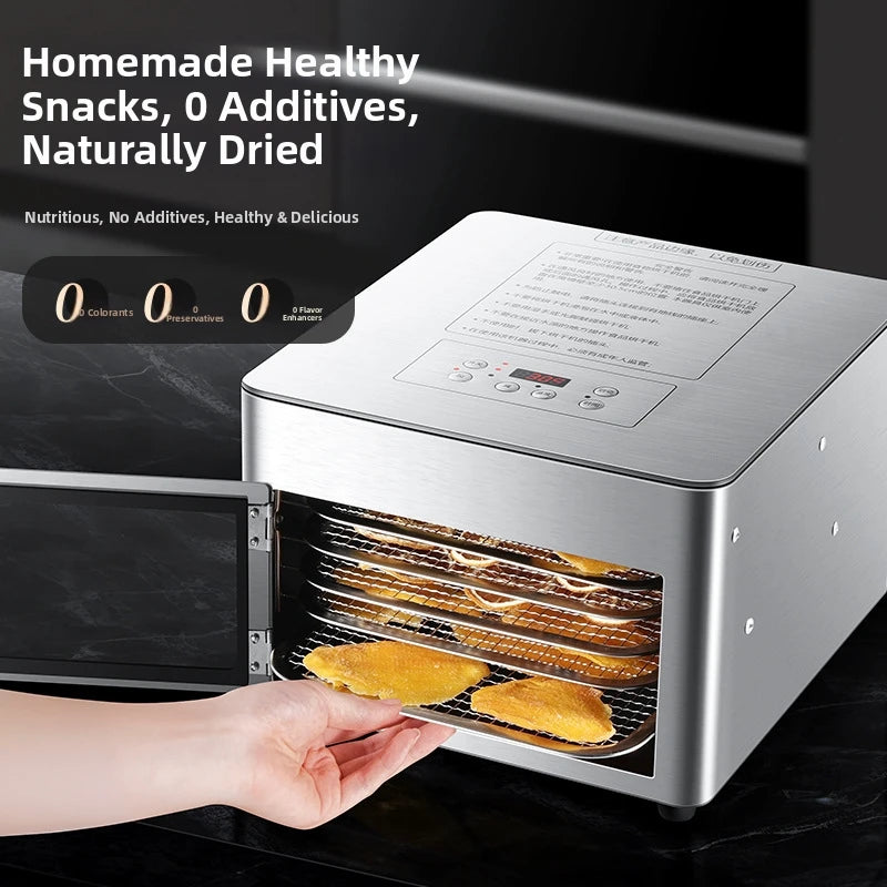 Commercial Grade 5-Layer Food Dehydrator Stainless Steel Drying