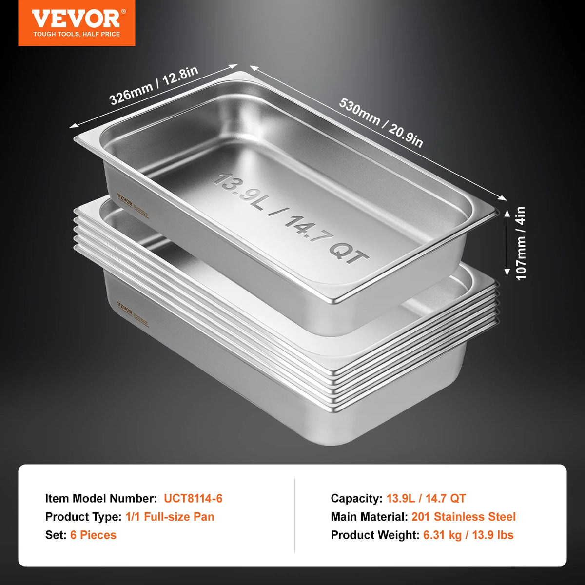 Succebuybuffet Chafing Dishes 5l-20l Gastronorm Pans Steam Table