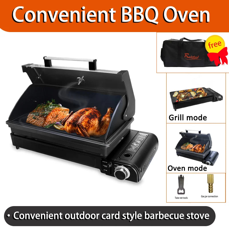 Camping Multi Gas Grill Bbq Stove Grill Folding