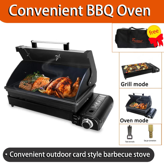 Camping Multi Gas Grill Bbq Stove Grill Folding