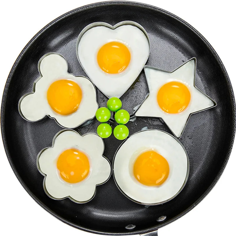 Style Stainless Steel Fried Egg Pancake Shaper Rings