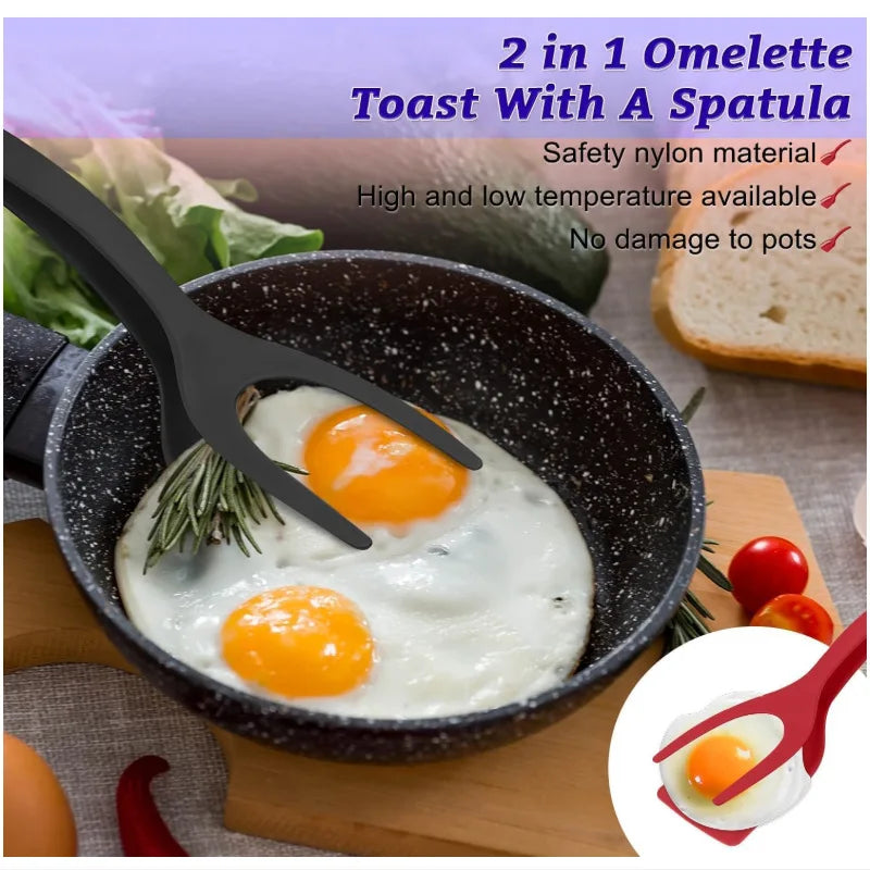 In Spatula Tongs Egg Steak Toast Ham Fried