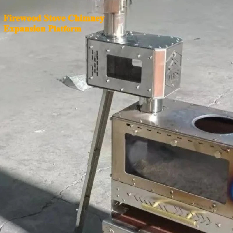 Camping Firewood Stove Anti Spark Mars Heating Chimney