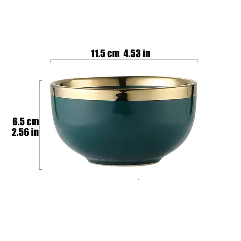 Inch Dark Green Shell Dinner Plate Under-Glazed Ceramic