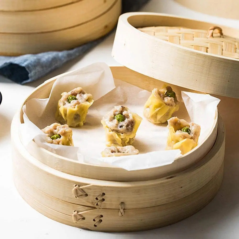 10/15/20cm Cooking Bamboo Steamer Dumpling Food Steamer Lid