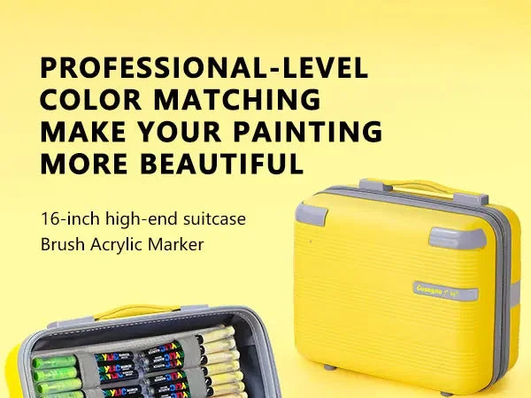120-360 Colors Acrylic Paint Markers Brush Tip Paint