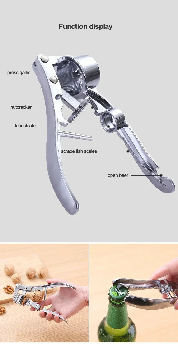 In Garlic Press Nut Clip Bottle Opener Garlic