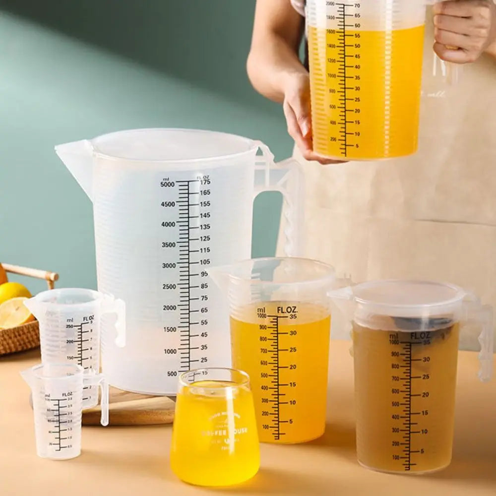 100/250/500/1000ml Plastic Measuring Cups Jugs Liquid Container