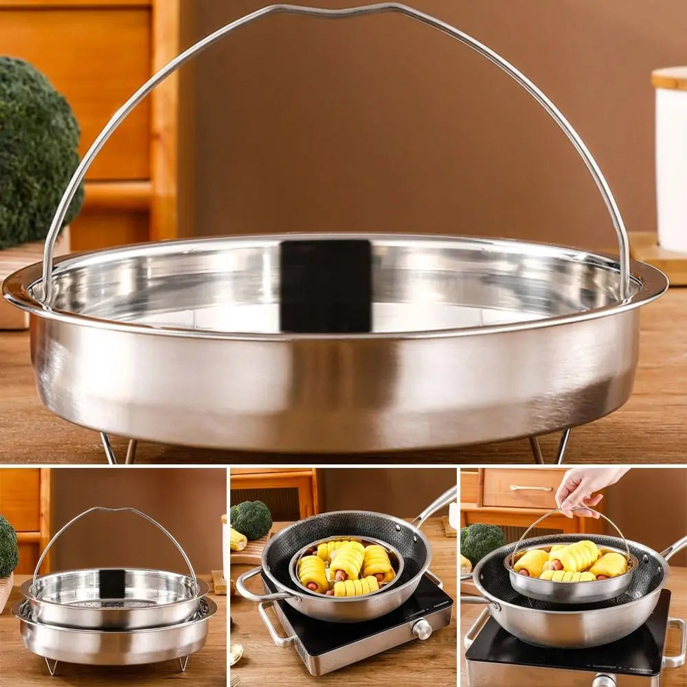 Stainless Steel Food Steamer Basket Pressure Cooker Steamer
