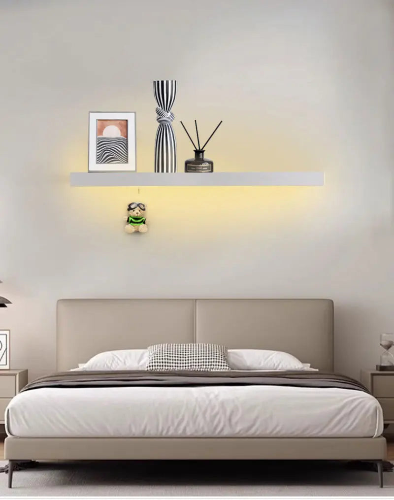 Modern Led Wall Lights Storage Rack Wall Lights