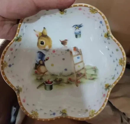 German Weibao Christmas Tableware Flat Plate Round Dinner