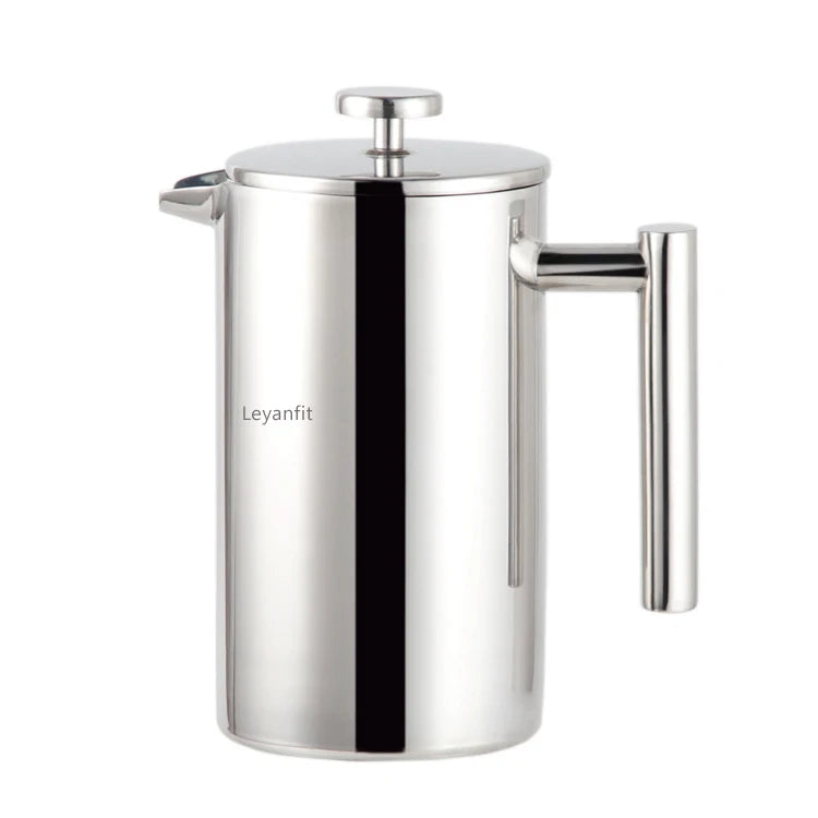 5l Coffee Maker French Press Stainless Steel Espresso