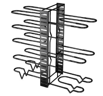 Heavy Duty Metal Tier Cookware Storage Rack Space