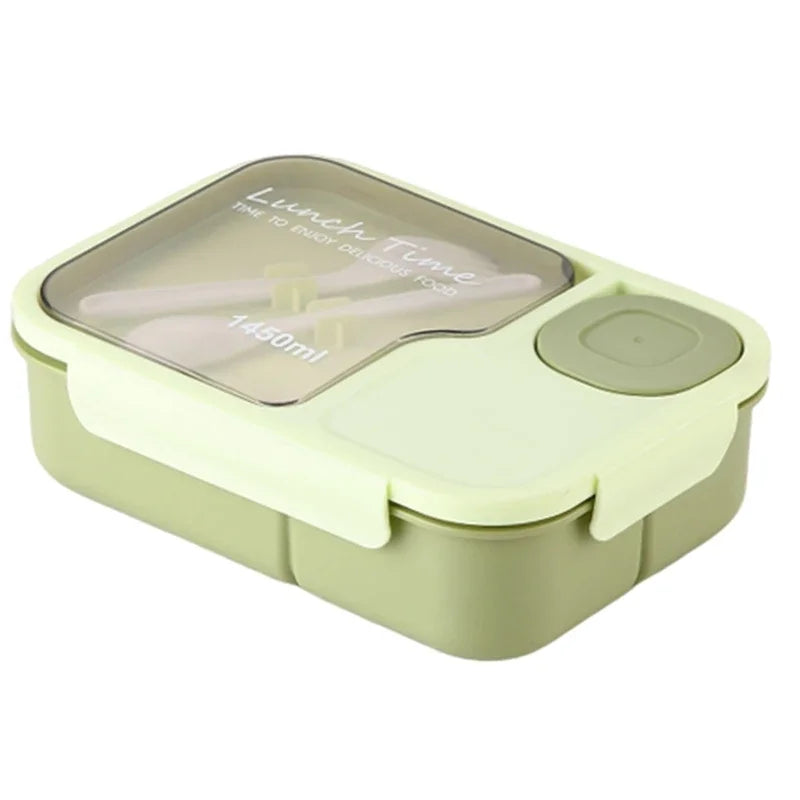 Lunch Box Office Bento Box Fork Spoon Microwave
