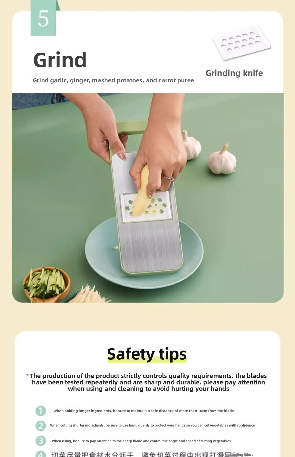 Essentials Multi-Functional Vegetable Cutter Shredder Stainless