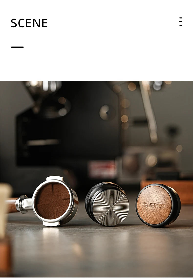 Mhw-3bomber 51/53/58mm Espresso Tamper Coffee Distributor