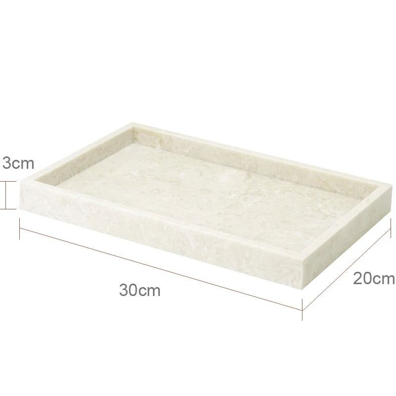 Crema Nuova Natural Marble Bathroom Elegent Soap Dish