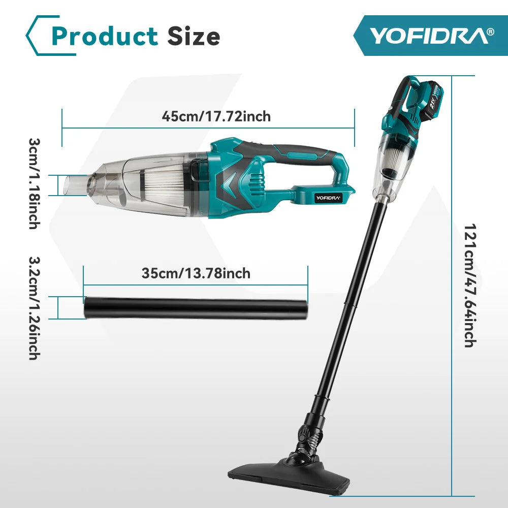 Yofidra Cordless Handheld Vacuum Cleaner Fit Powerful