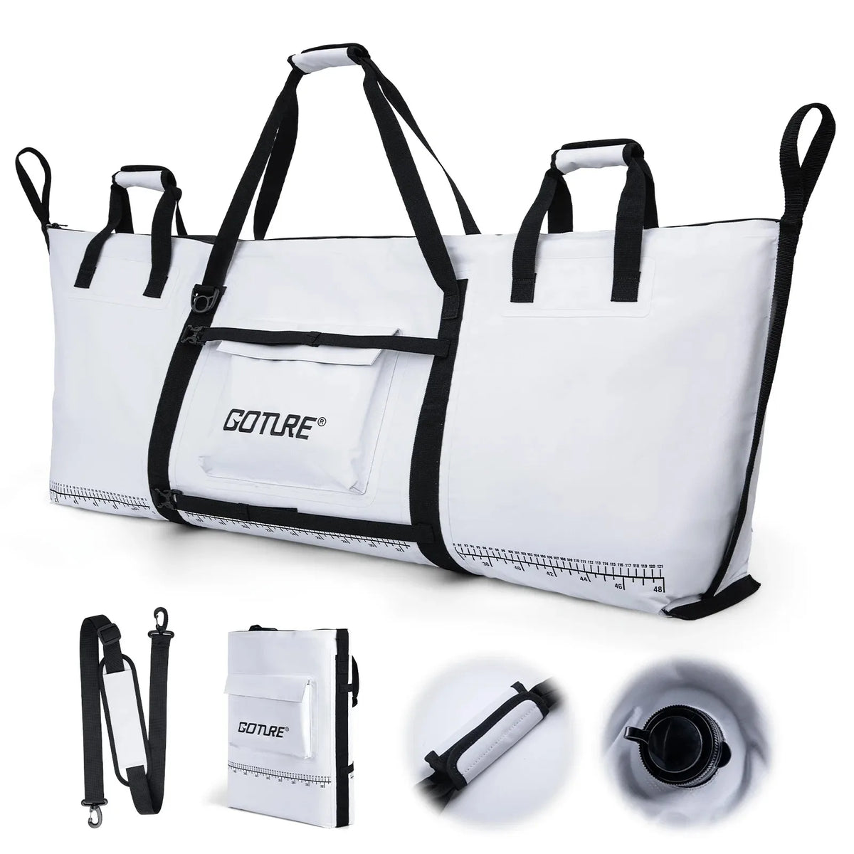 Goture Insulate Fishing Cooler Bag Waterproof 500d Pvc