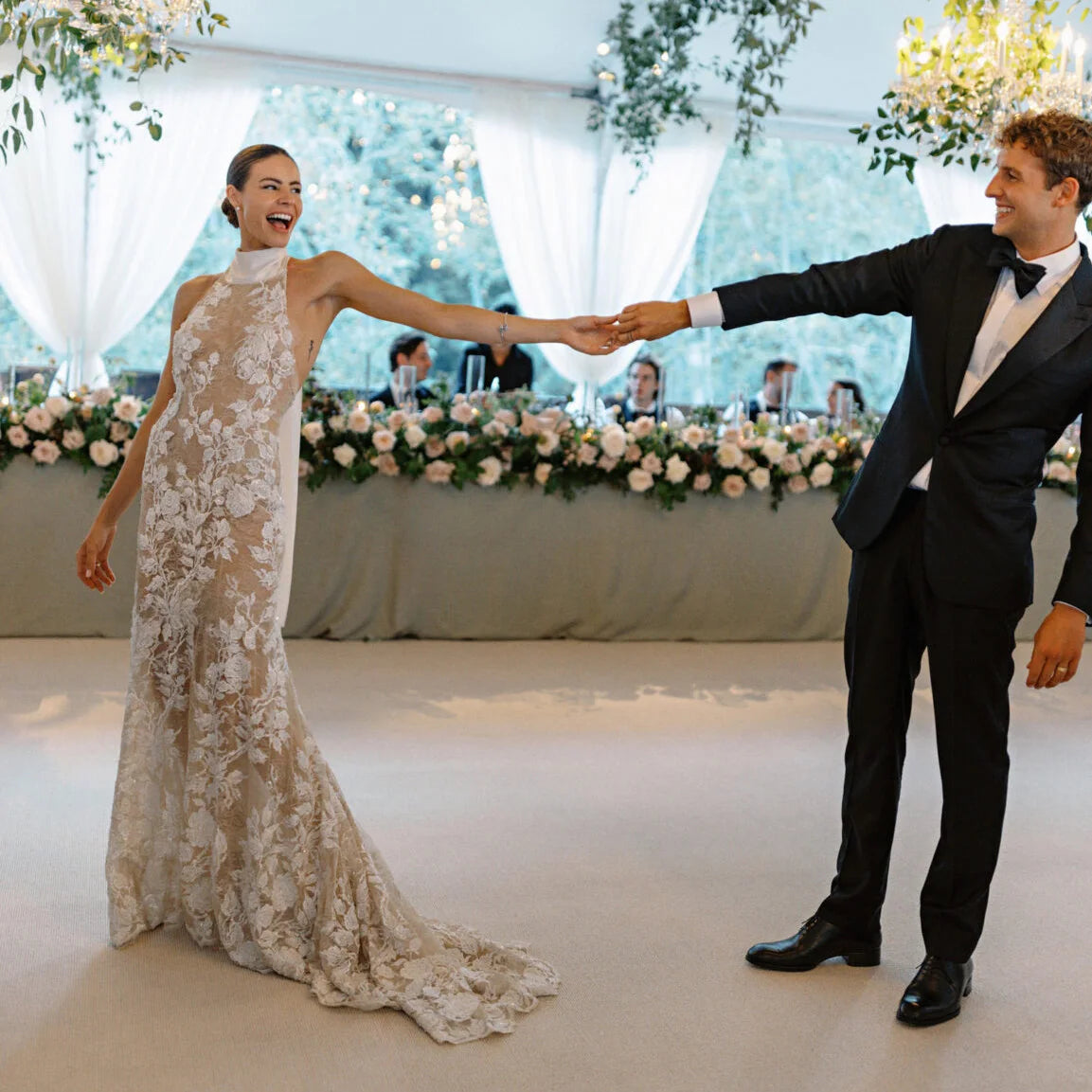 Halterneck Backless Exquisite Mermaid Wedding Dress Tie Sash
