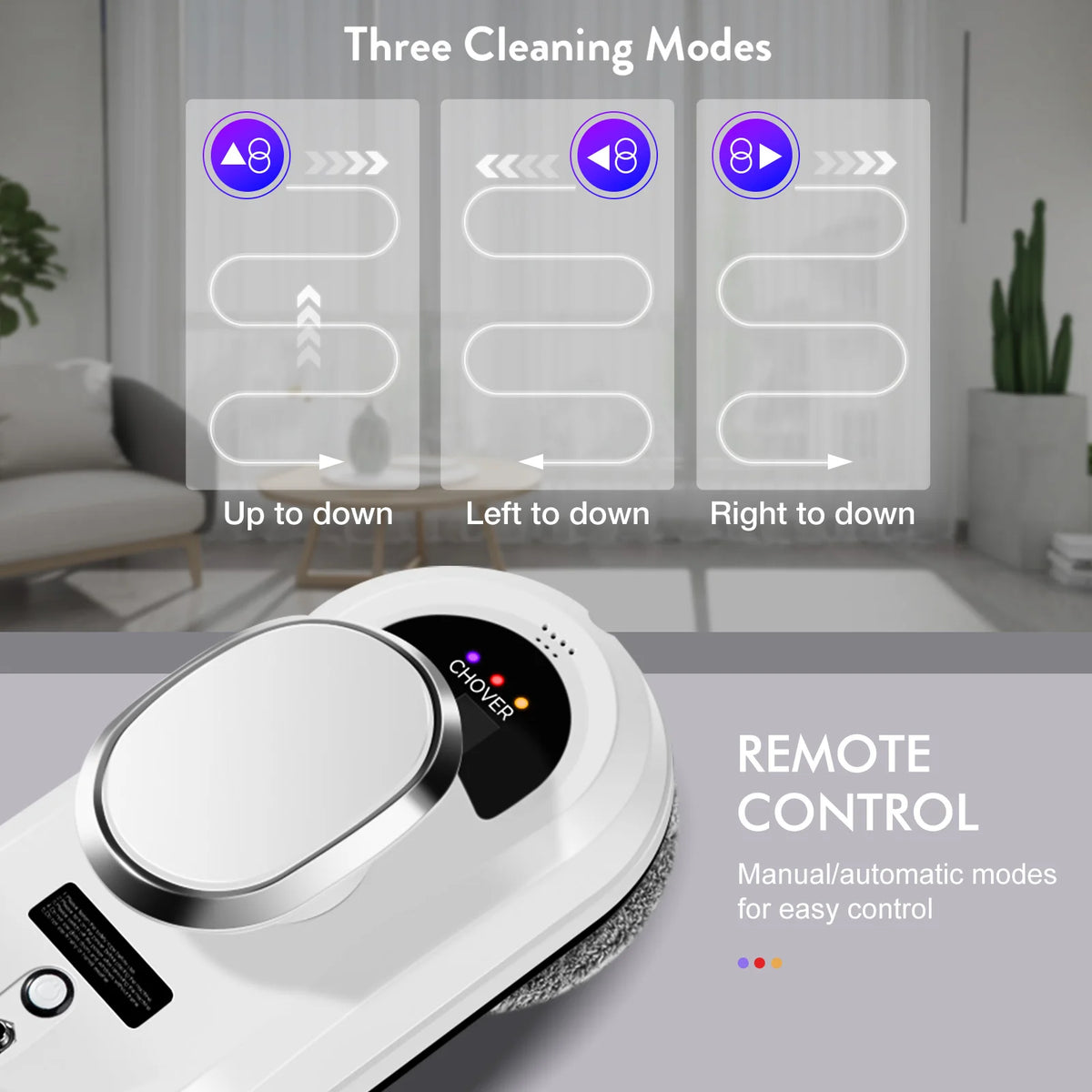 Chovery Robot Window Cleaner Window Cleaning Robot Smart