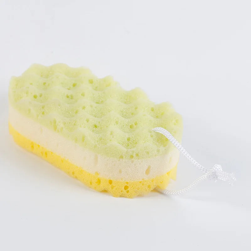 Three-Layer Seaweed Sponge Bath Sponge Adults Bath Ball
