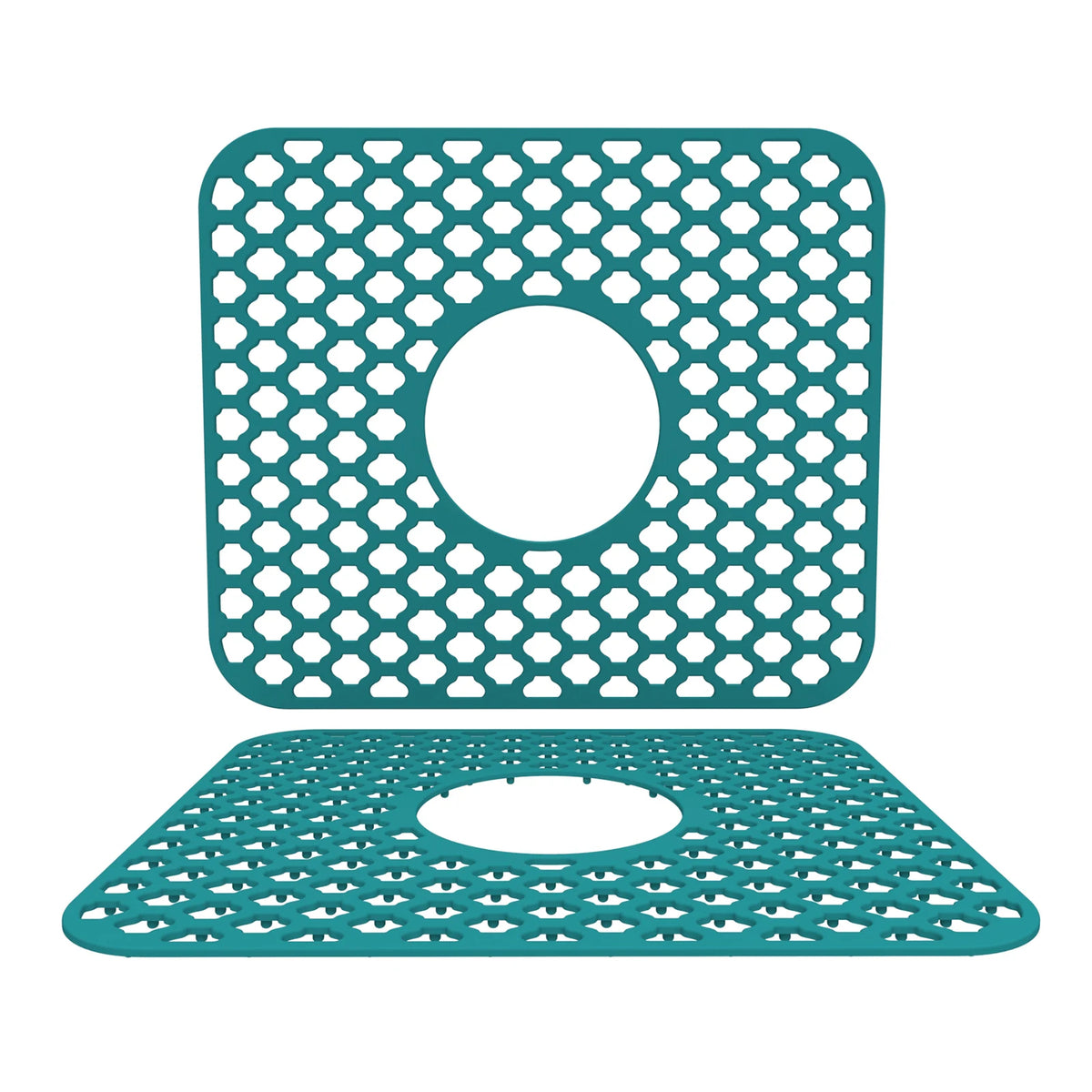 Sink Silicone Mat Anti-Scratch Honeycomb Pad Dishwashing Basin