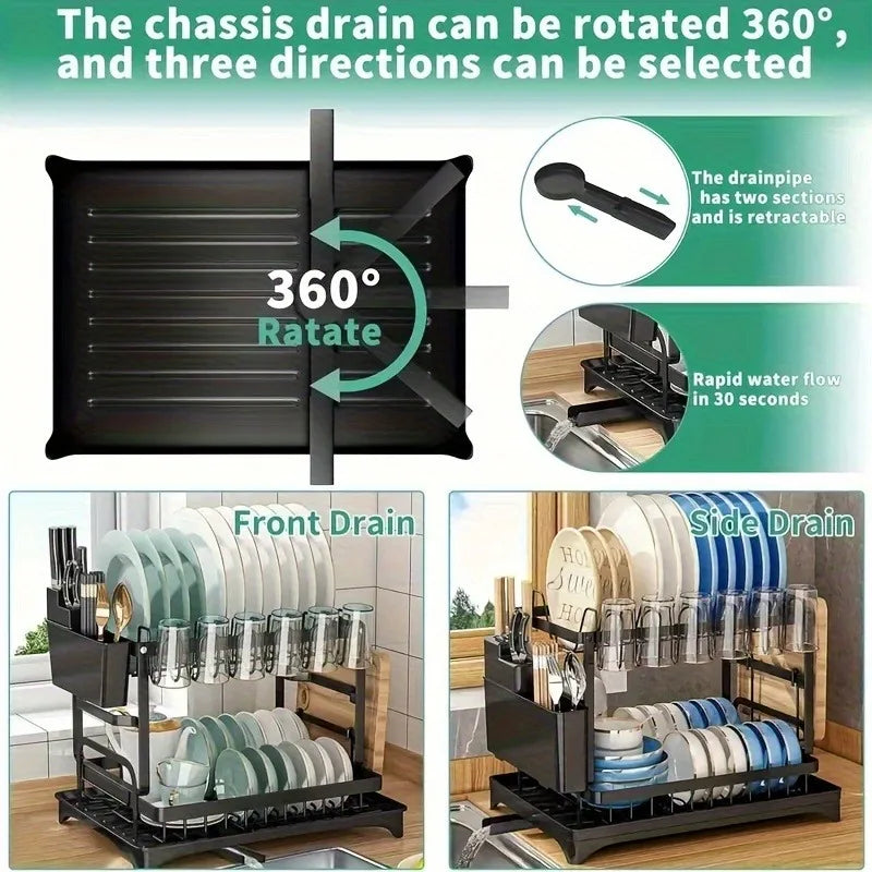 Heavy-Duty Plastic Sink Base Drain Board - Clog-Resistant