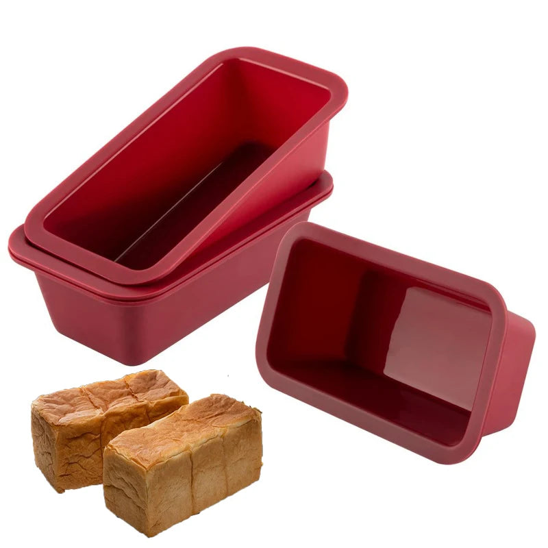 Silicone Baking Molds Nonstick Rectangle Cake Pans Mini