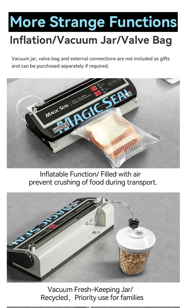 Magic Seal Ms175 Vacuum Sealer Machine Sous Vide
