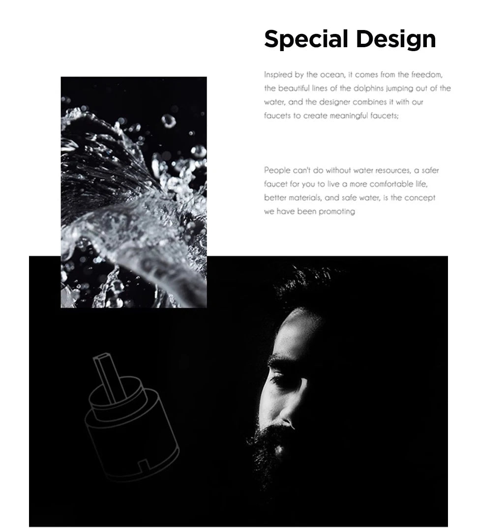 Pull Out Sensor Faucet Handle Digital Display Pull