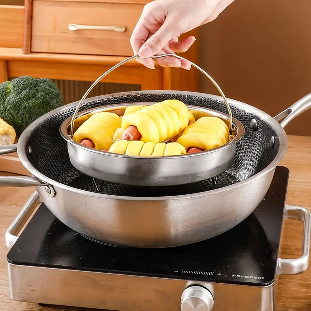 Stainless Steel Food Steamer Basket Pressure Cooker Steamer