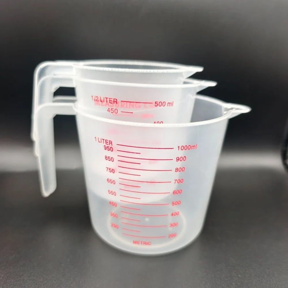 Cup Marking Clear Plastic Measuring Cup Spout Handles