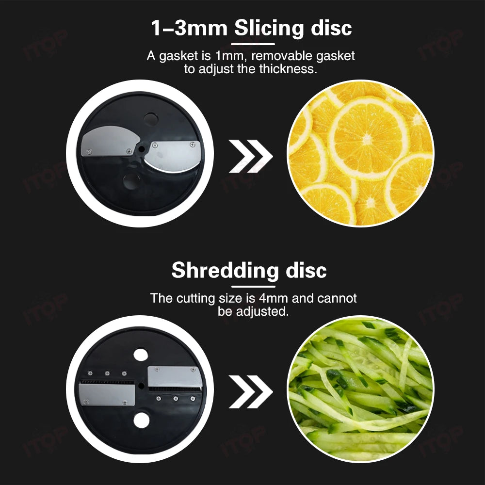 Itop Vec4 Multi-Function Food Processor Dicing/ Slicing/