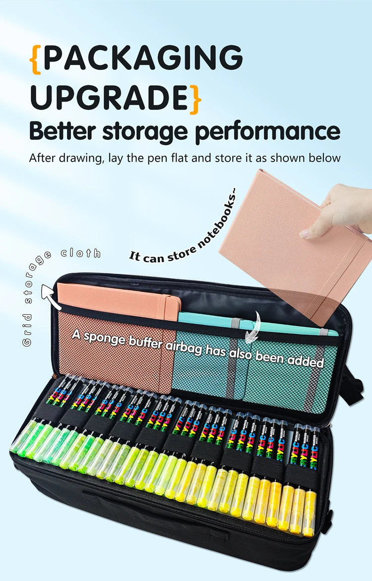 Soft Brush Acrylic Paint Markers Pens Automatic Ink