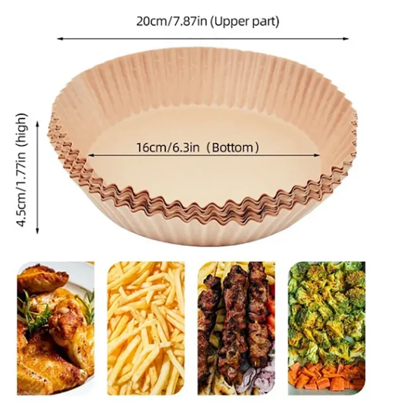 50-300pcs Air Fryer Paper Special Paper Accesories Baking