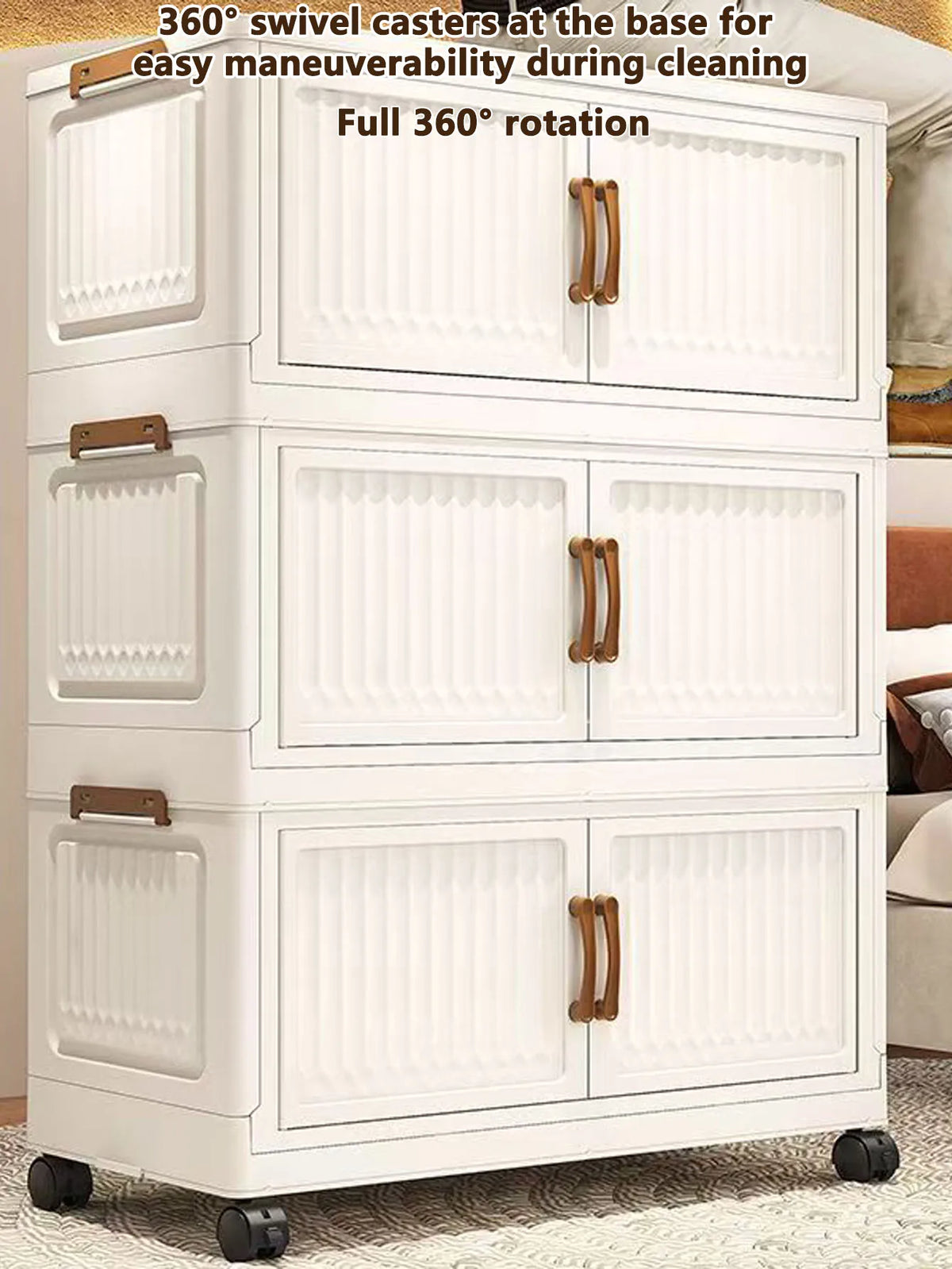 Storage Box Foldableing Cabinet Storage Cabinet Clothes Toys