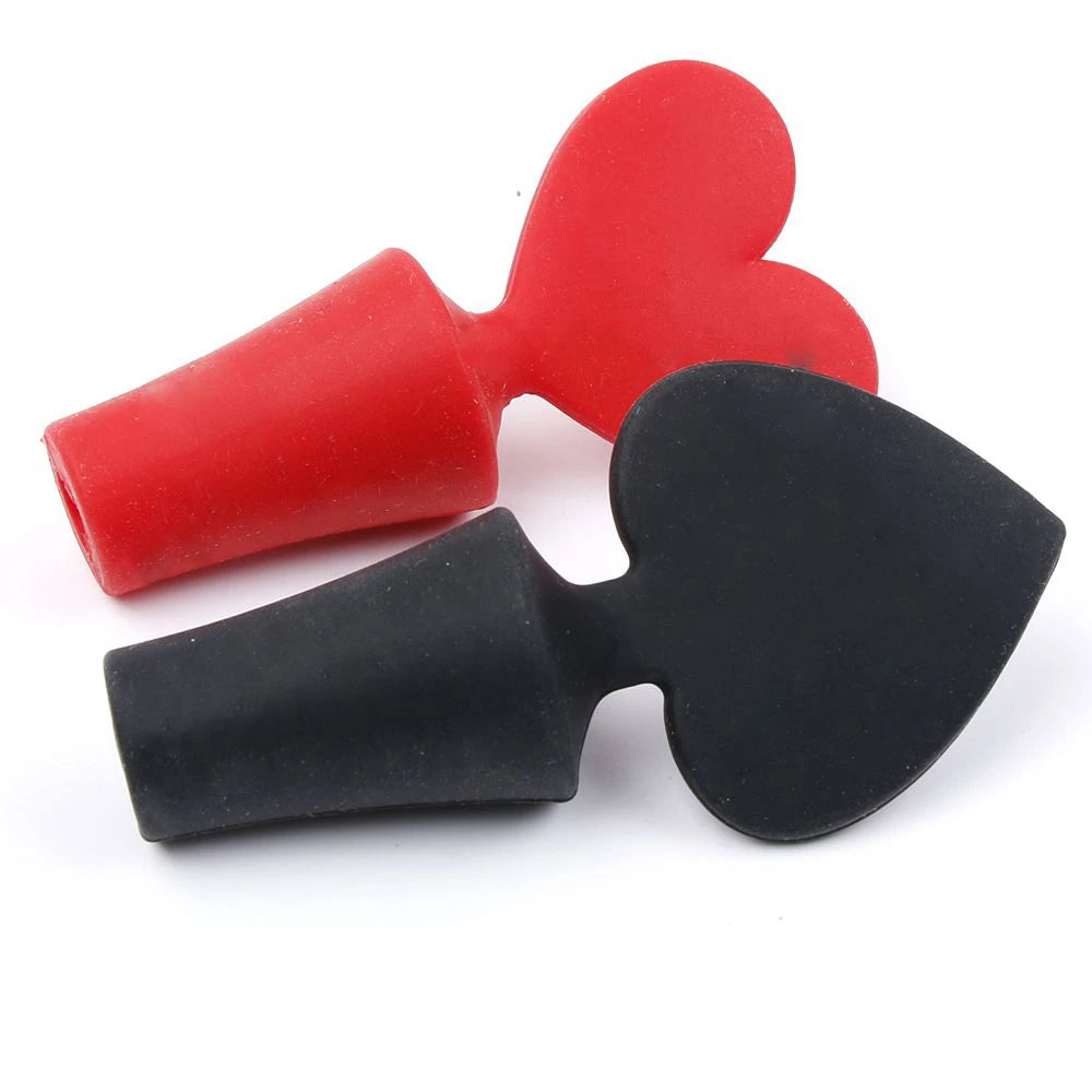 Poker Shape Silicone Wine Stopper Red Wine Bottle