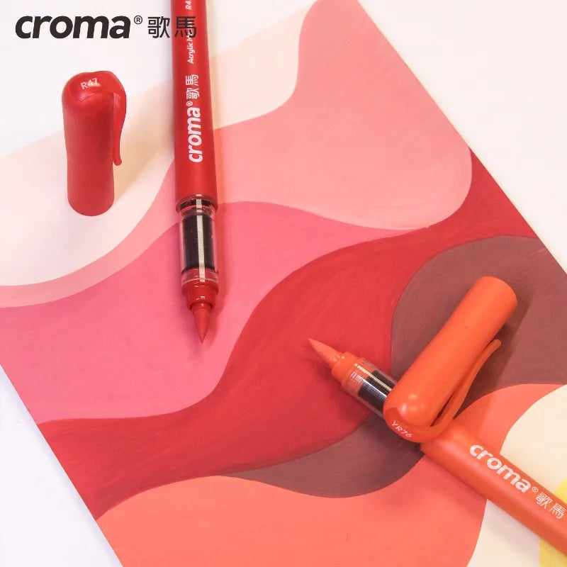 Croma 160/1 Colors Refillable Direct Liquid Acrylic Marker