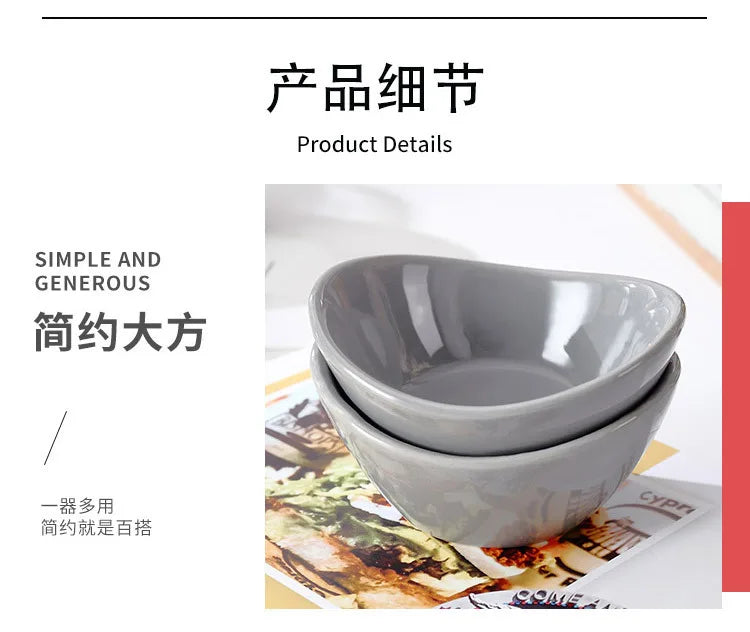 Ceramic Dipping Bowls Soy Sauce Dish Dip Bowls
